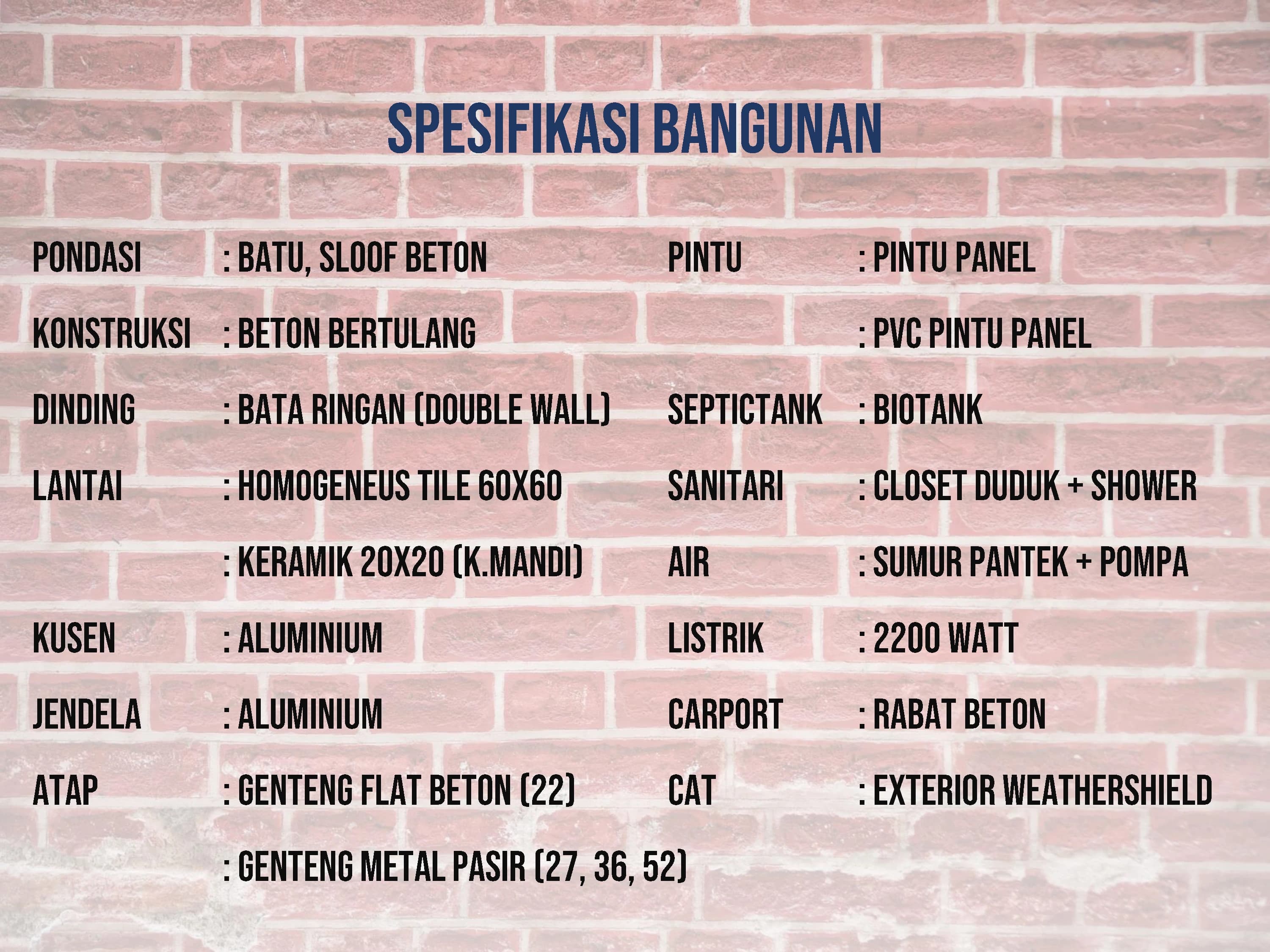 Daru Metropolis Building Specifications