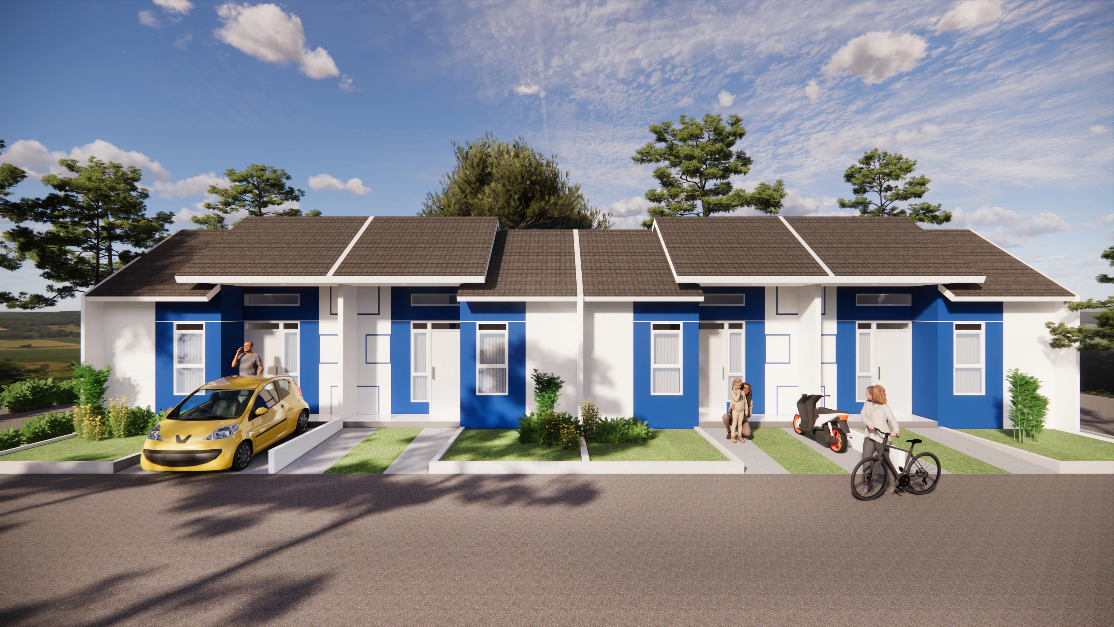 Cluster Front View 1