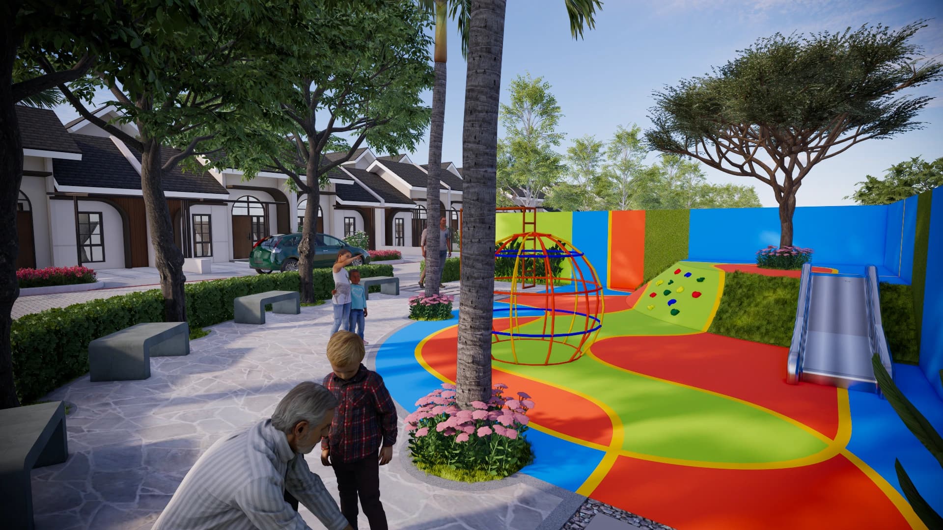 Kraton Superblock Park Facilities