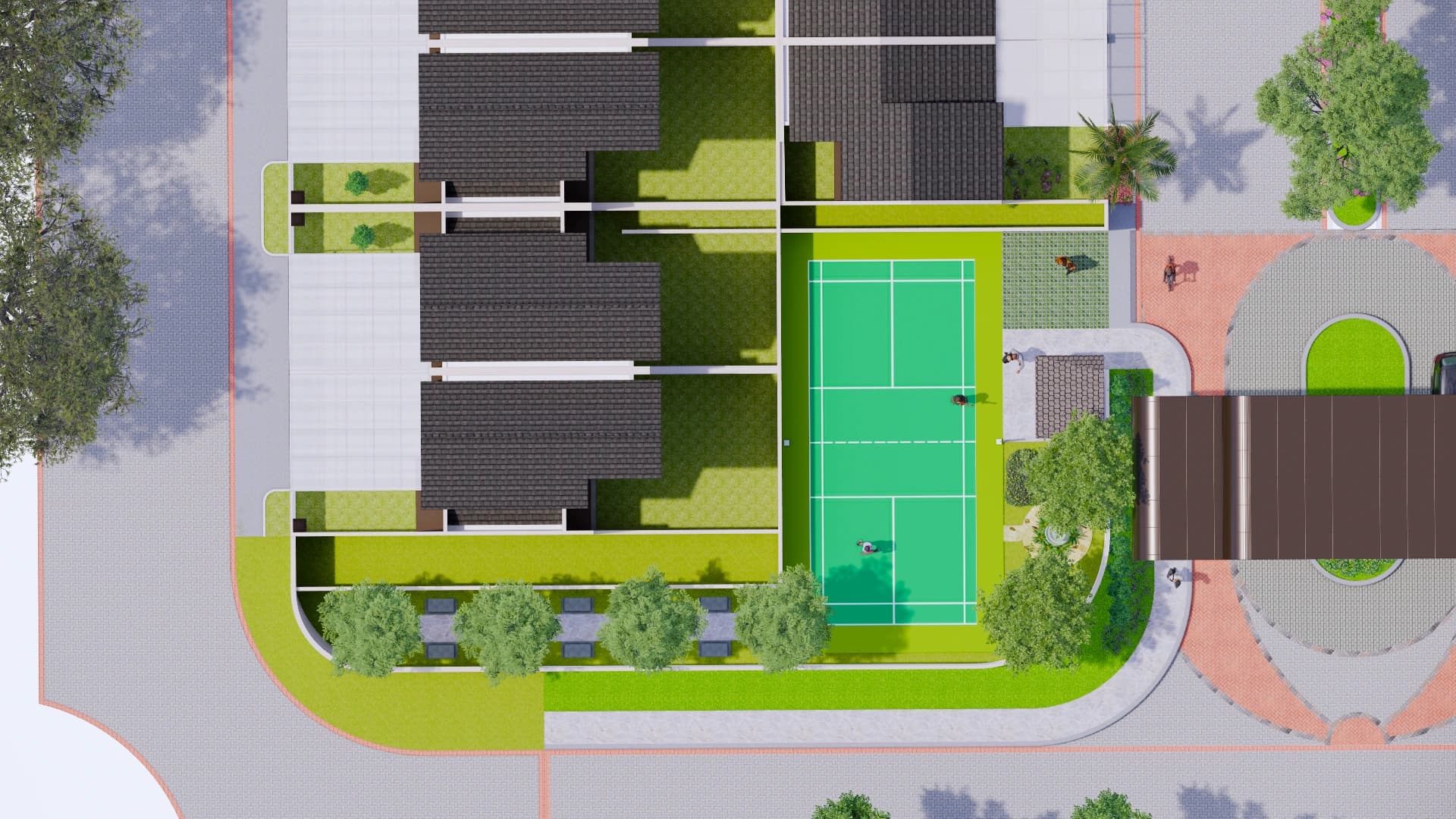 Badminton Court Floor Plan