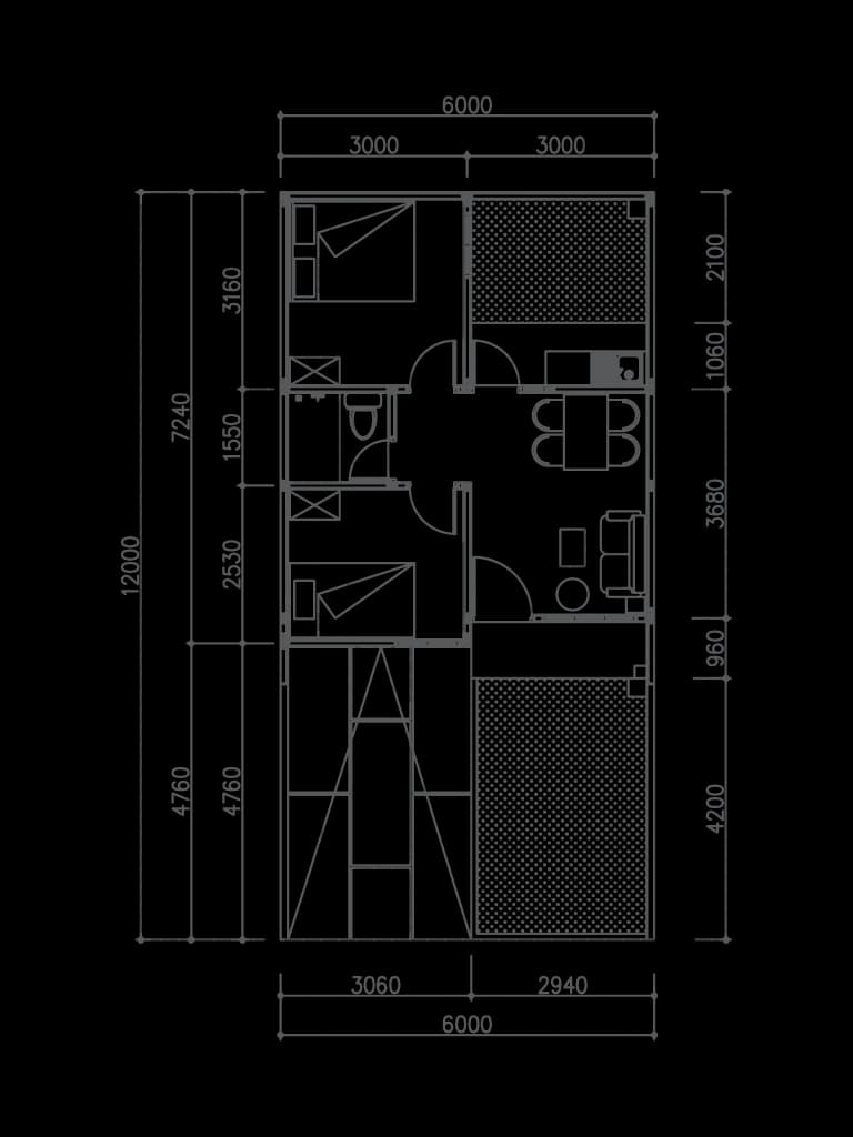 Caluera Type Floor Plan