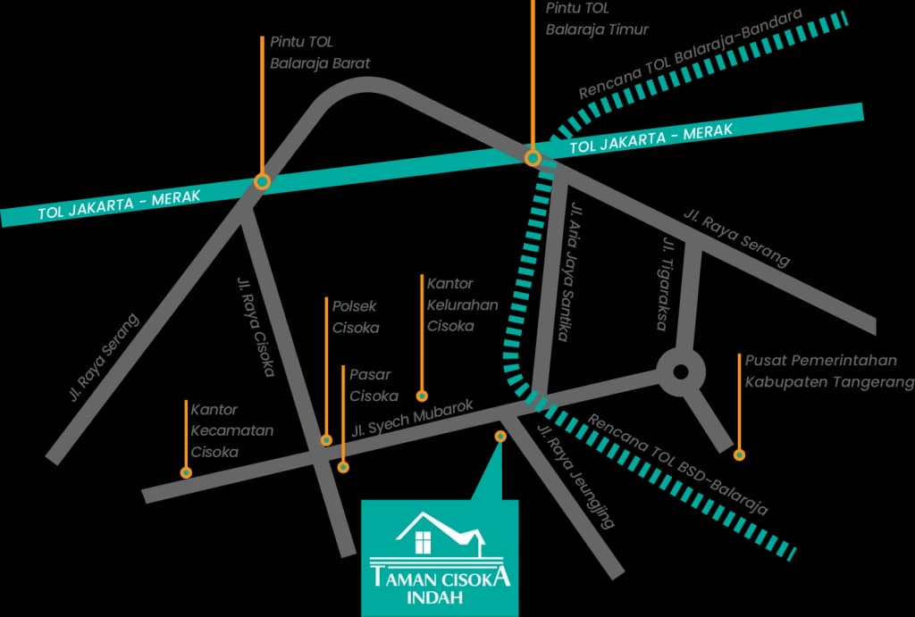 Taman Cisoka Indah Location