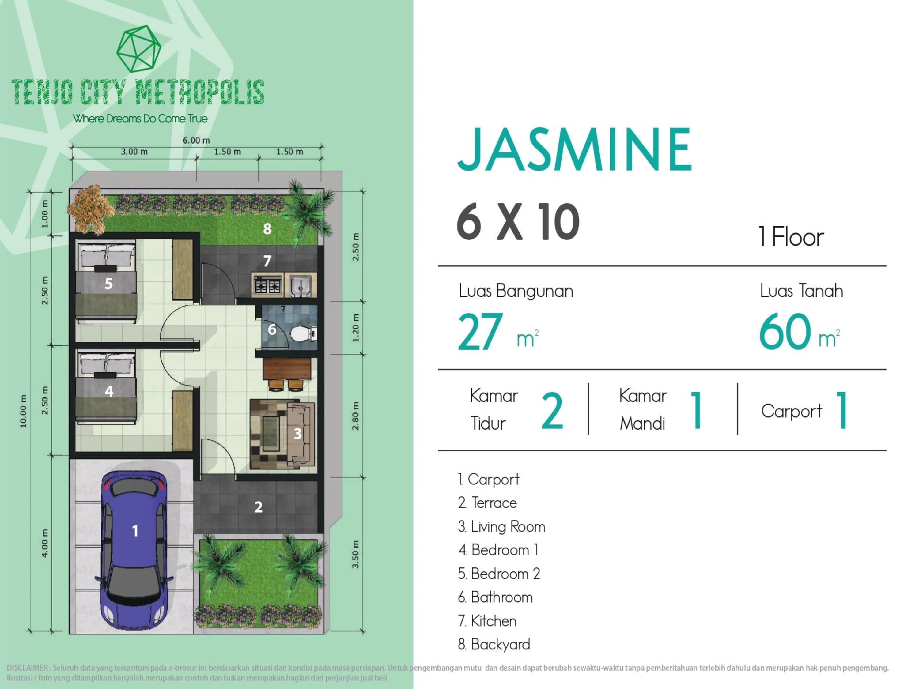 Jasmine Type 27 Floor Plan