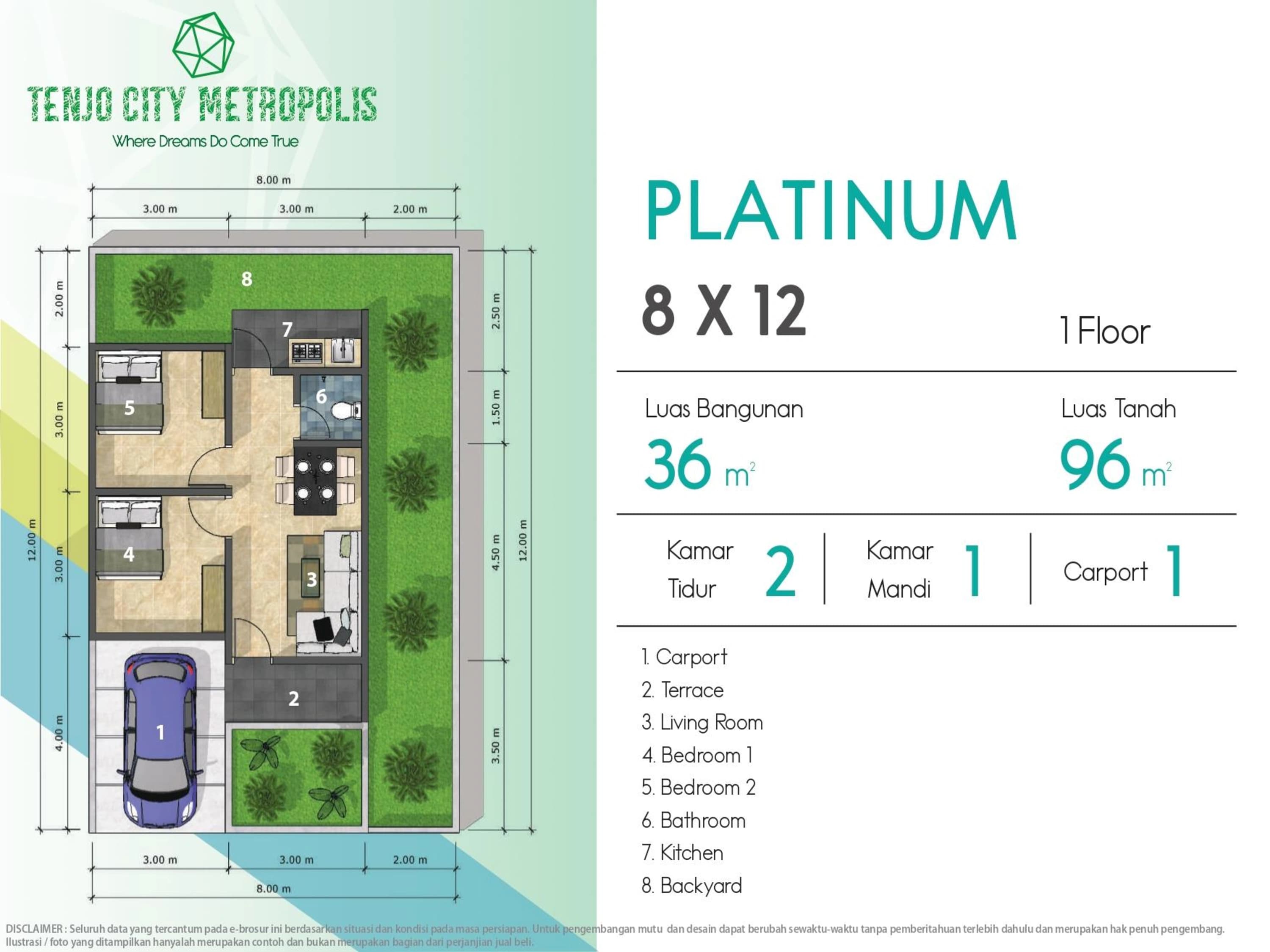 Platinum Type 36 Floor Plan