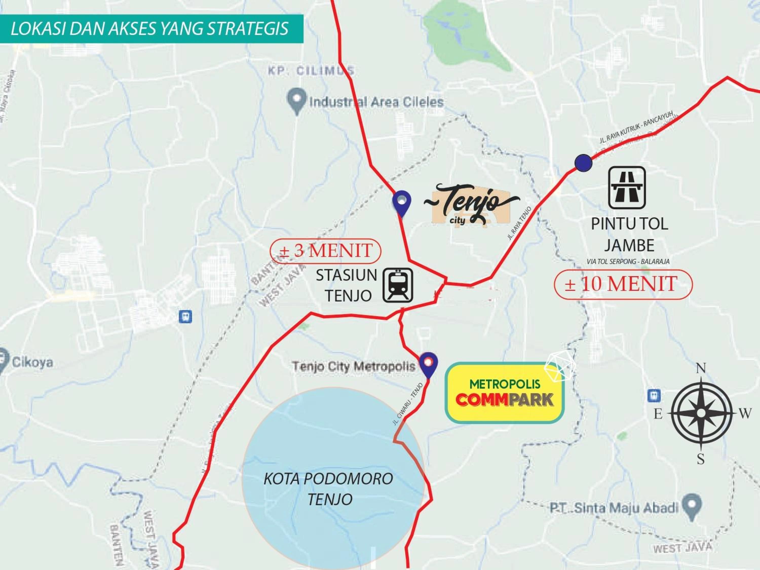 Tenjo City Metropolis Location