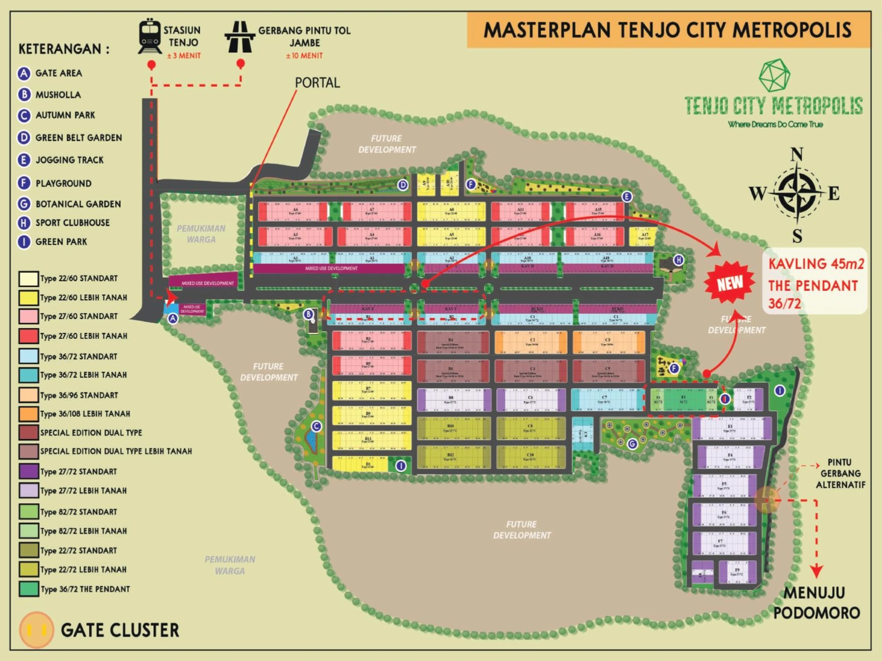 Tenjo City Metropolis Master Plan
